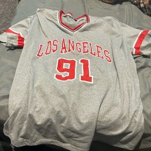 Light grey baggy T-shirt